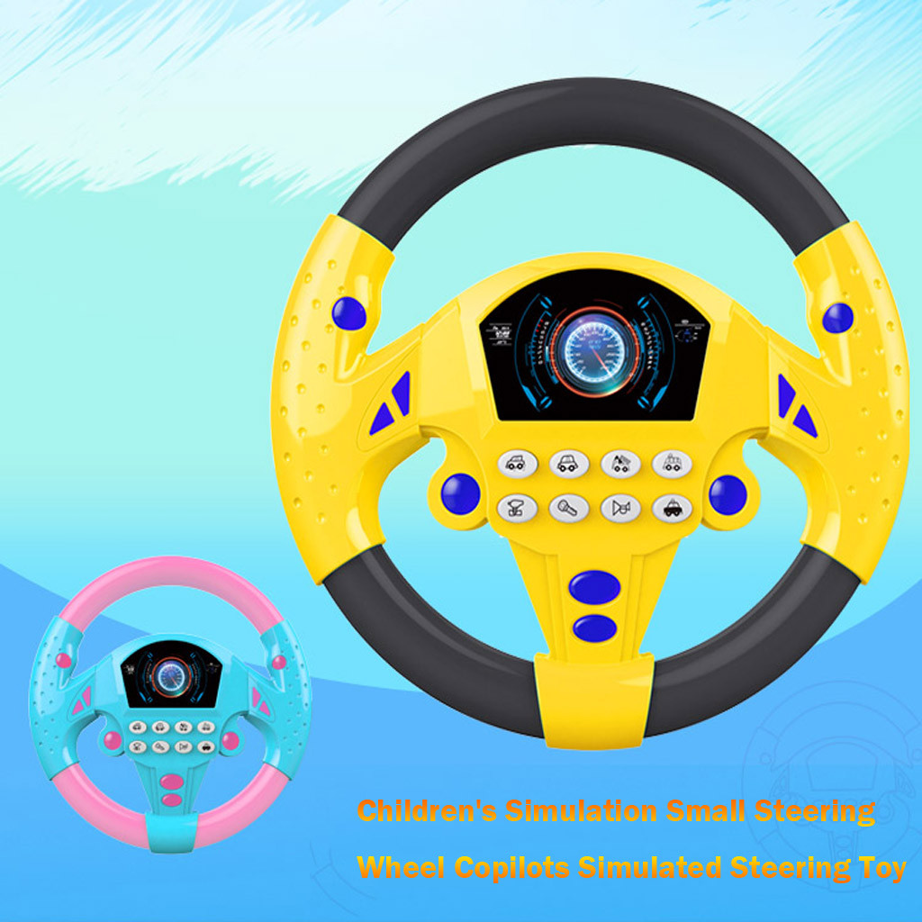 Kinderen Speelgoed Simulatie Kleine Stuurwiel Bijrijders Gesimuleerde Steering Speelgoed Wiel Vroege Onderwijs Klinkende Speelgoed Kid Speelgoed