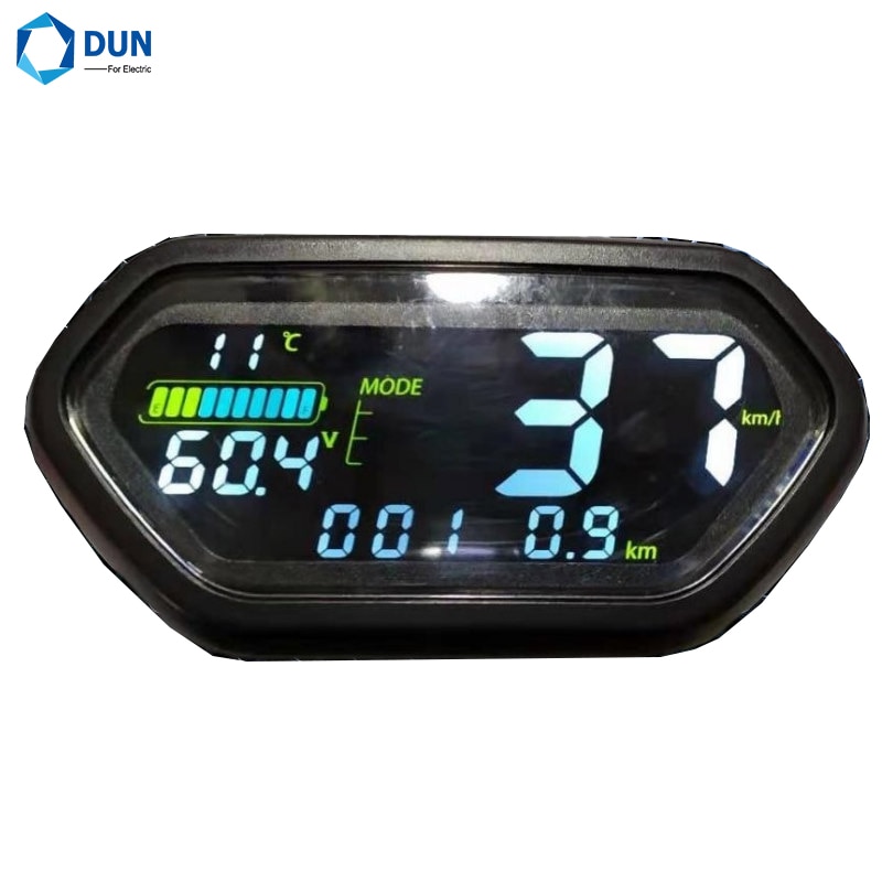 Waterproof 48V-144V Universal Phase Hall Sensor LCD Speedometer display meter for Electric scooter motorcycle
