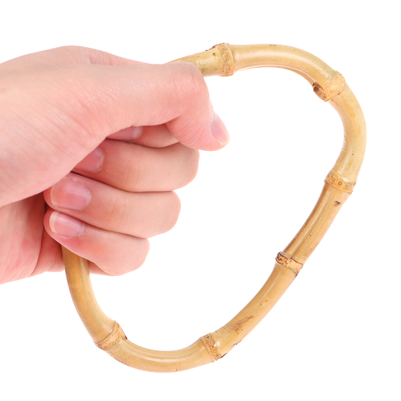 Sac à main rond en bambou, 12cm/15cm, en bois, pour remplacement, accessoires de bricolage