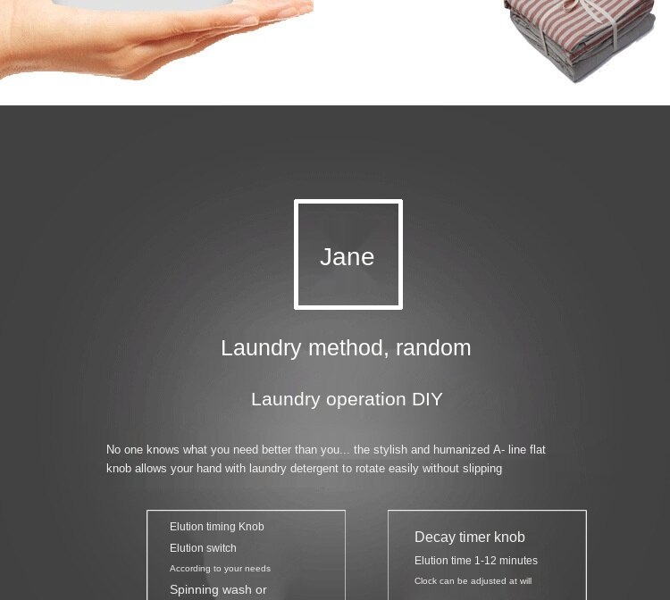220V 7.0 mini washing machine with dehydration and semi-automatic elution