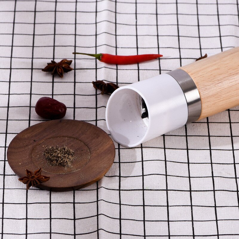 Mini handmatige pepermolen hout + plastic handmatige peper zout kruidenmolen molen kruiden voor keuken maalgereedschap accessoires