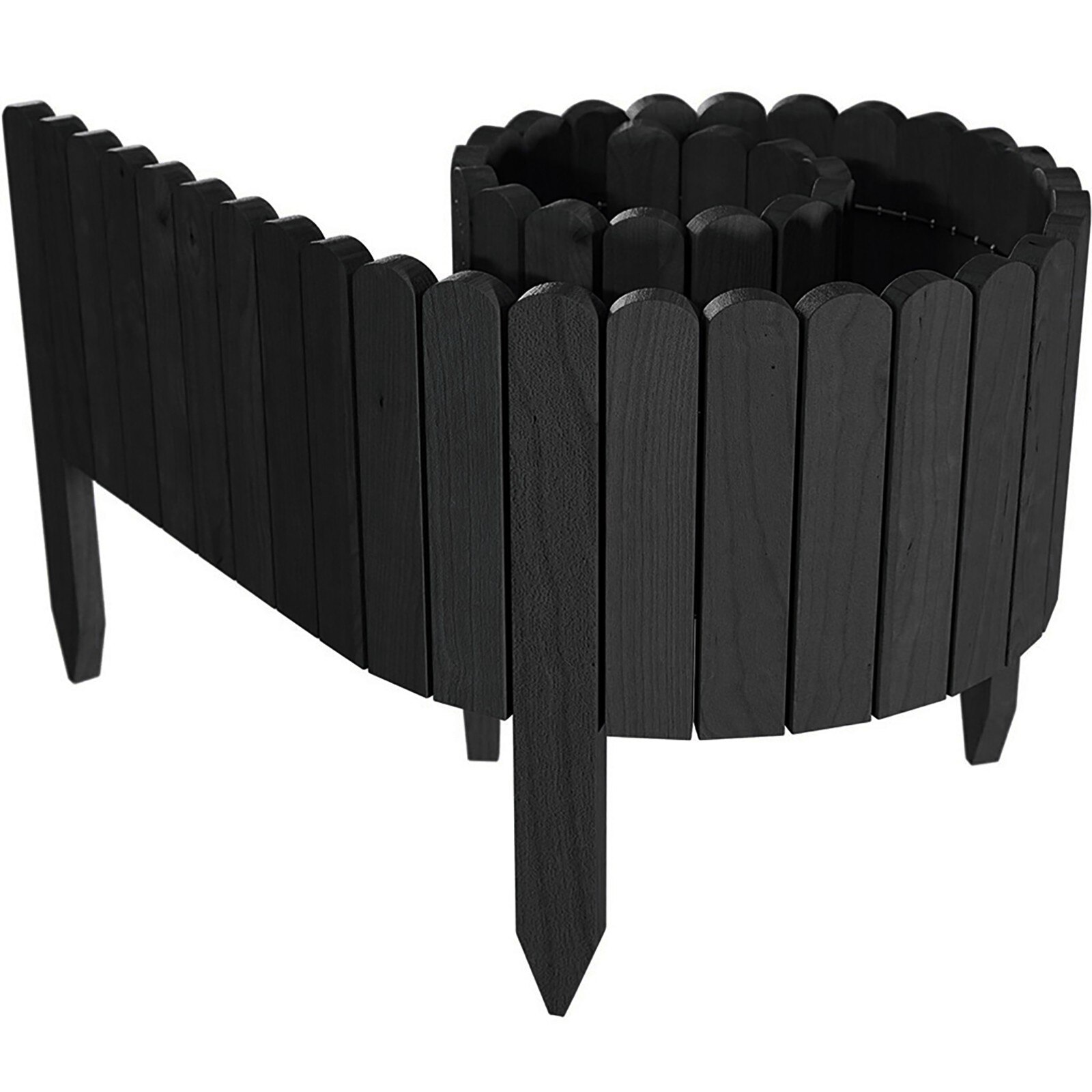 in stock Log Roll Border As Easy Plug-in Fence Support And: A