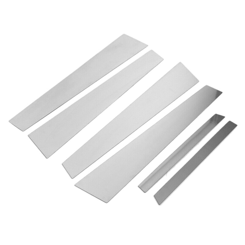 6 stuks auto raam b-stijl bekleding voor mercedes s-klasse  w221 2007