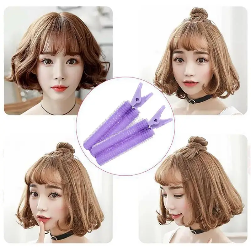 Pinzas esponjosas para raíz del cabello, rulos para el cabello rizado, Culers de espuma, flequillo, pinzas para el cabello esponjosas, juego de rizador, herramientas de peinado para dormir y perezosos