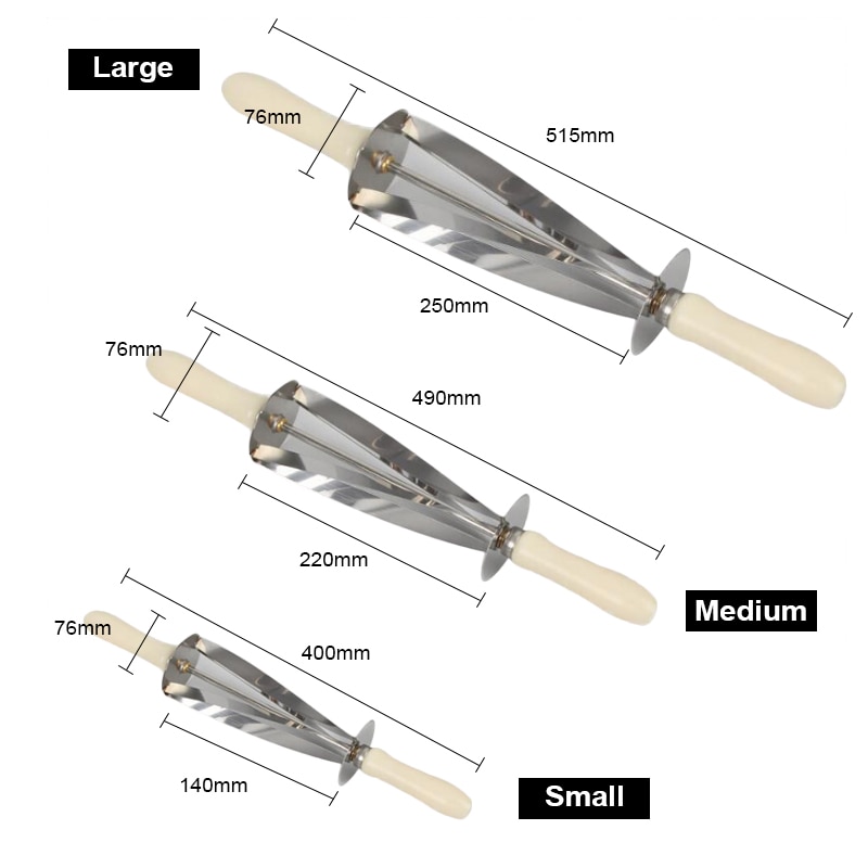 wałek ze stali nierdzewnej rogalik nóż okrągły nóż robić robienia rogali przybory robić pieczenia robić ciast krajalnice robić ciast gadżety kuchenne