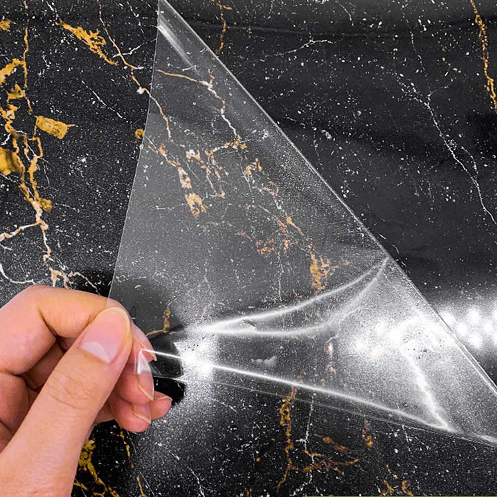20 stk imitasjon svart måke marmor flis vegg klistremerke dekorasjon dekor pvc selvklebende vegg klistremerker pinne fliser panel