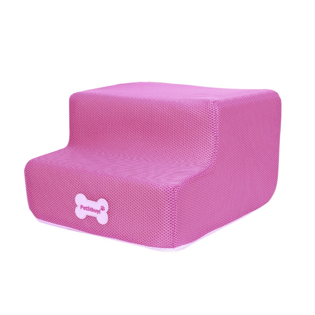 Breathable Mesh Foldable Pet Stairs Detachable Pet Bed Cat Dog Ramp 3 Steps Puppy Dog Non-slip 2 Steps Pet Stairs Dog Access: G