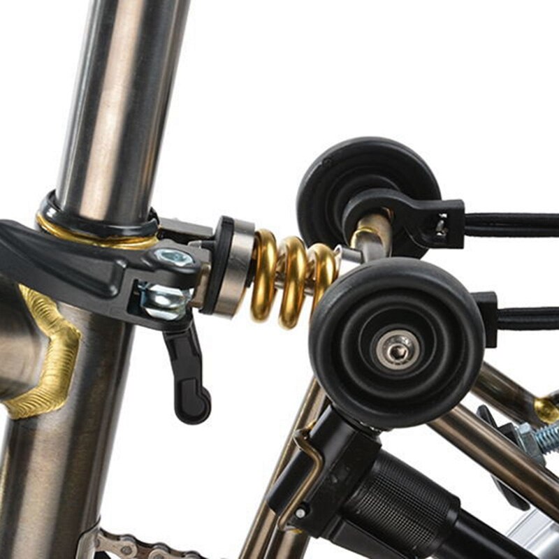 Vtt vélo chocs titane vélo vélo bobine ressort Suspension choc Shox pour Brompton amortisseur