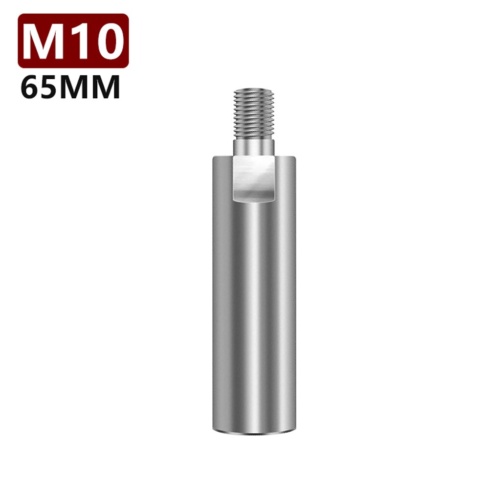 Angle Grinder Extension Connecting Rod Stainless Steel Extender Shaft Set Accessoriesfor Rotary Polisher Car Polisher M10 M14: M10(65MM)