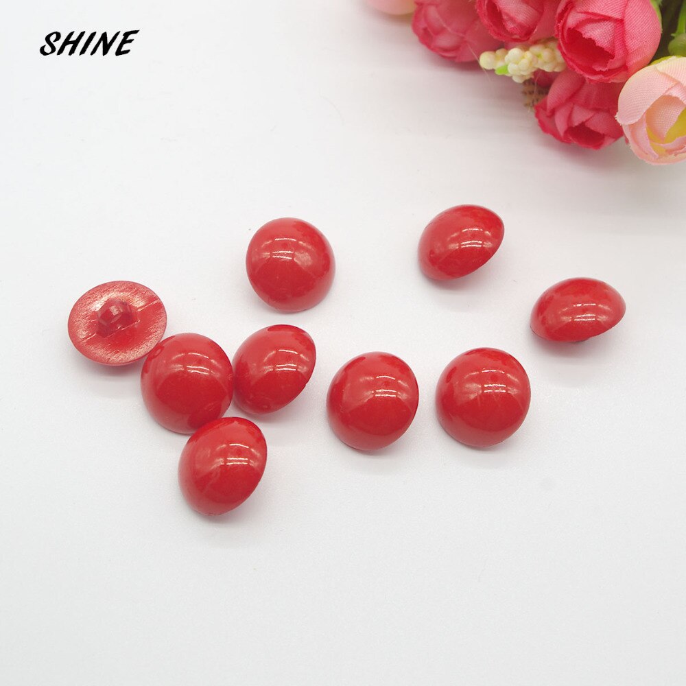 50 Plain White 23mm Round 2 Hole Sewing Buttons. Ideal For Crafts Like Scrapbooking, Cardmaking, Bling, Decoration (White, 23mm