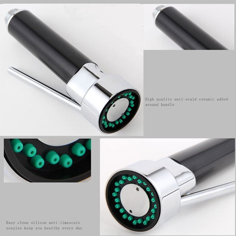 Trek kraan sproeikop handheld ABS kraan waterbesparende hogedruksproeier mondstuk badkamer wastafel kraan vervanging