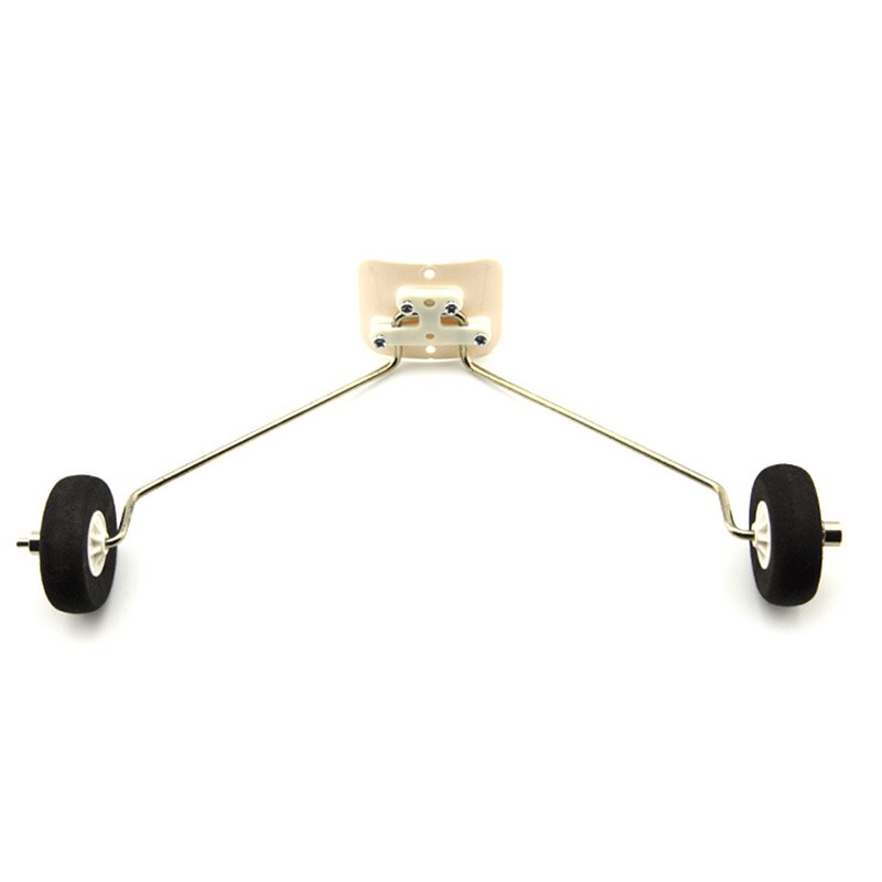 Steel Wire Landing Gear With Sponge Wheel Block Mounting Bracket For 1400mm Surfer X8 / 800mm Mini Surfer 800 RC Airplane