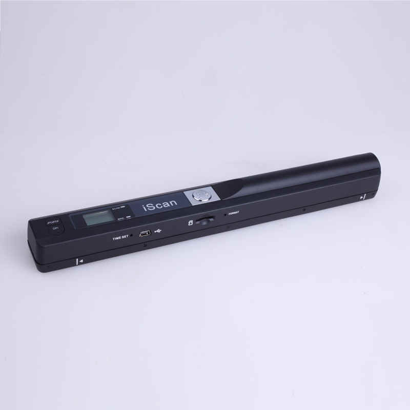 Scanner portatile portatile portatile per documenti immagine A4 Scanner manuale 900DPI usb 2.0 Scanner supporto formato JPG/PDF: Black