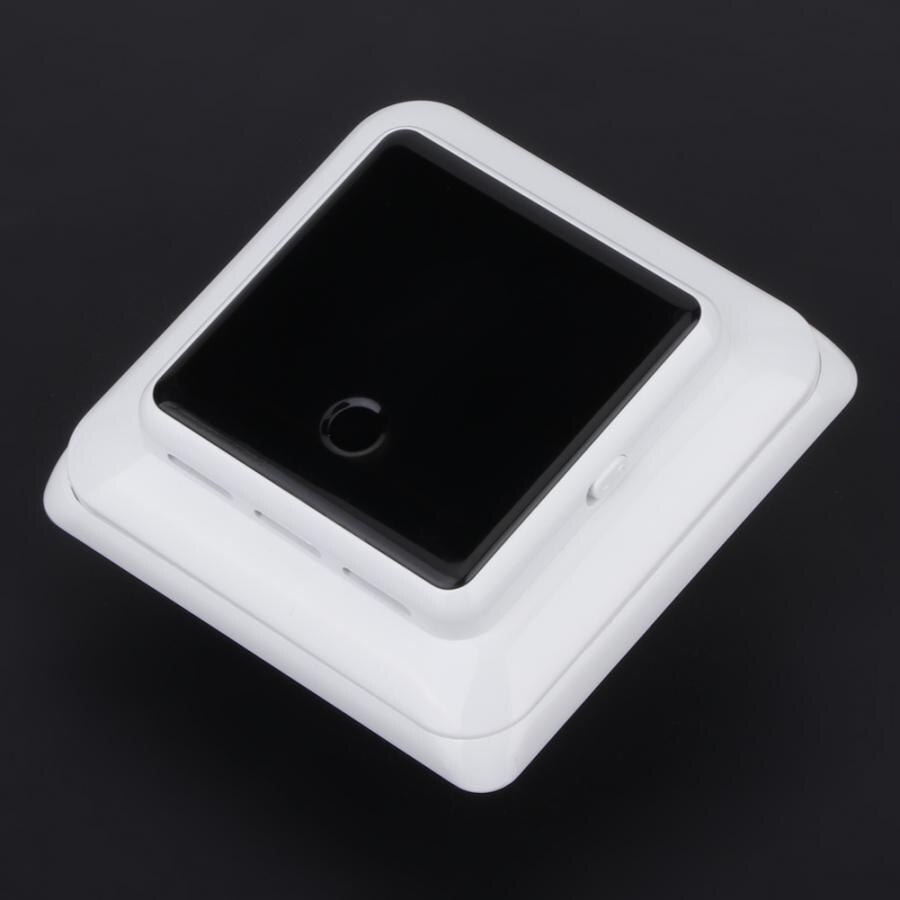 16A Touch Screen Temperature Controller Touch Screen LCD Floor Electric Programming Heating Thermostat Temperature Controller