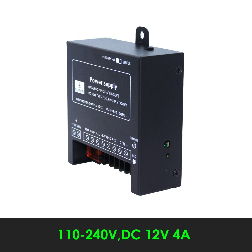 DC 12V Door Access Control system Switch Power Supply 4A / AC 110~240V RFID Fingerprint Access Control System: Default Title