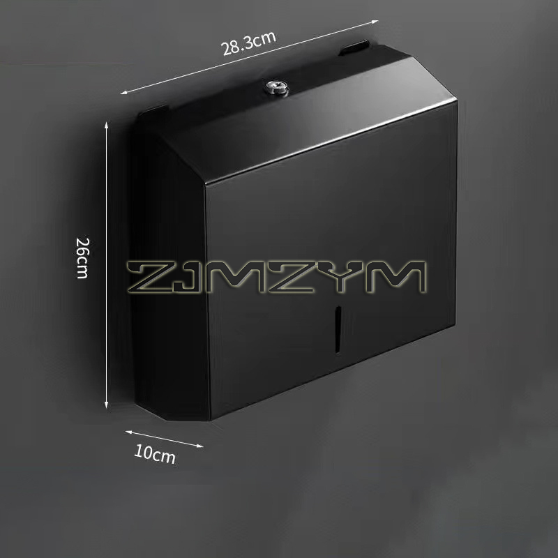 Organizador de papel de parede para banheiro, aço inoxidável, grande rack de tecido, casa, hotel, rolo de papel higiênico, suporte com trava: Verde claro