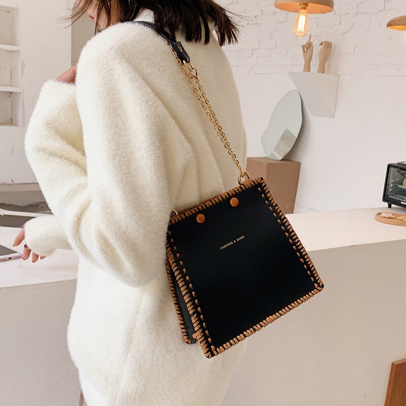 Devil' s2020 voor vriendin breien ketting enkele schouder messenger zelfgemaakte diy materiaal tas
