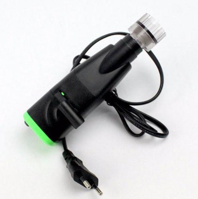 5w 300l/h Aquarium Surface Protein Skimmer Mini Filter Remove Oil For Aquac Fish Tank Water Plant: EU plug