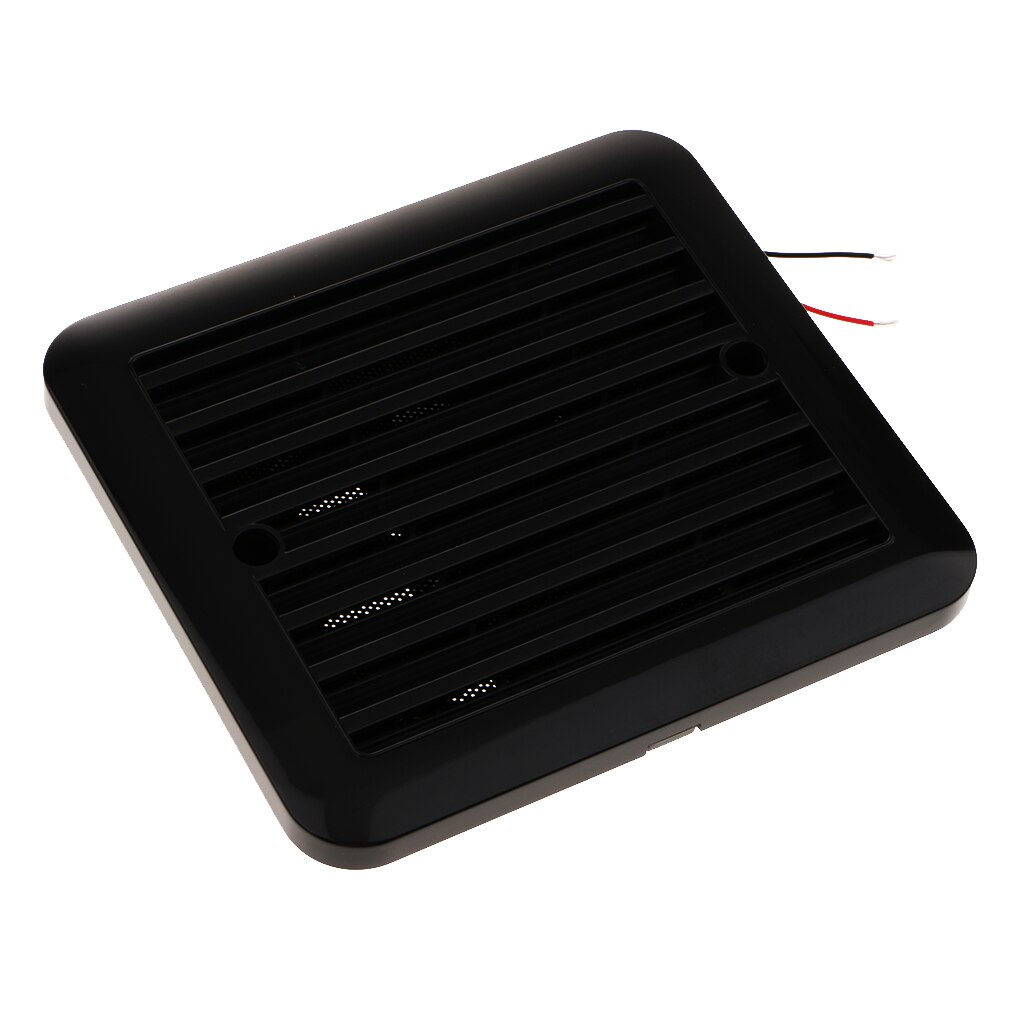RV Caravan Motorhome Side Air Vent Ventilation Air Fan Waterproof: black
