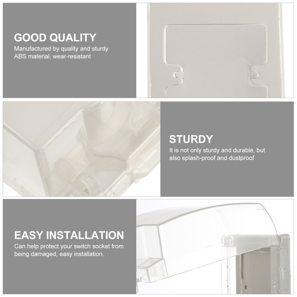 Boîtier de prise de courant, interrupteur mural de Type 86, boîtier étanche pour salle de bain