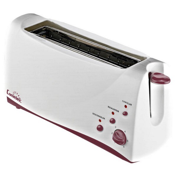 Toaster with Defrost Function COMELEC TP1749 1000W White