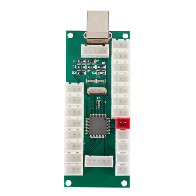 Diy-arcade-joystick-kit, usb-computer-joystick mit lichtchip, 5v-fach kompatibel mit pc/android  / ps3