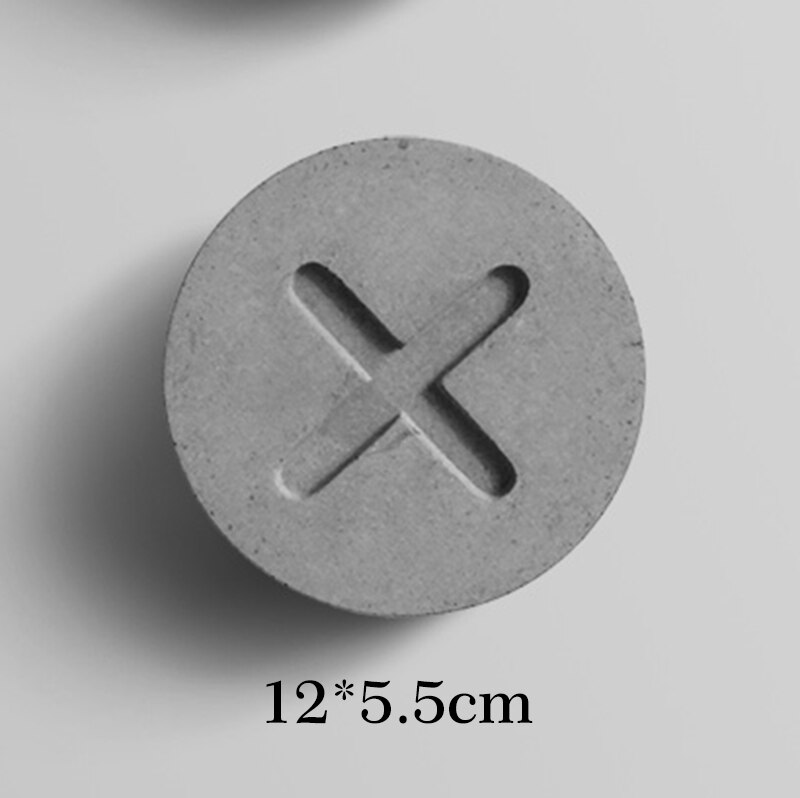 Betonkroge silikone skimmel cement cylindriske klædekroge formvarer bøjler klædekroge dekorative forme