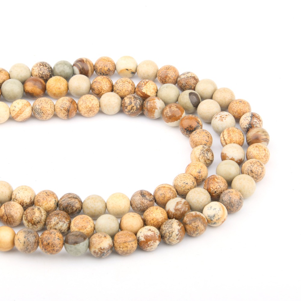 Naturstensperler indisk agat amazonit unakit sten 4/6/8/10/12mm løse perler til smykkefremstilling halskæde gør-det-selv armbånd: Rød / 3mm