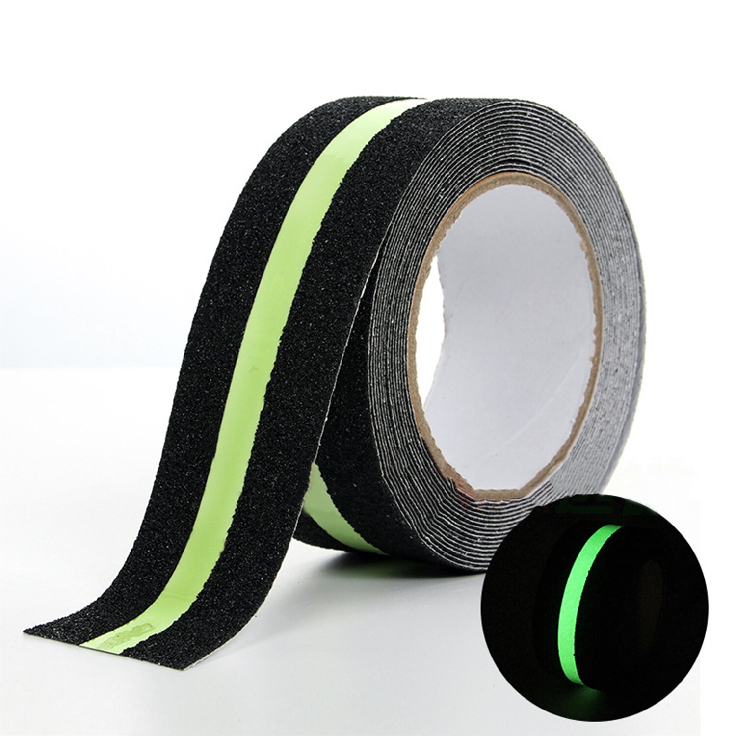 Anti Slip Grip Tape Non-Slip Traction Tapes with Glow in The Dark Adhesive Grip for Indoor Ladder Floor Outdoor Stair Tread Step: green