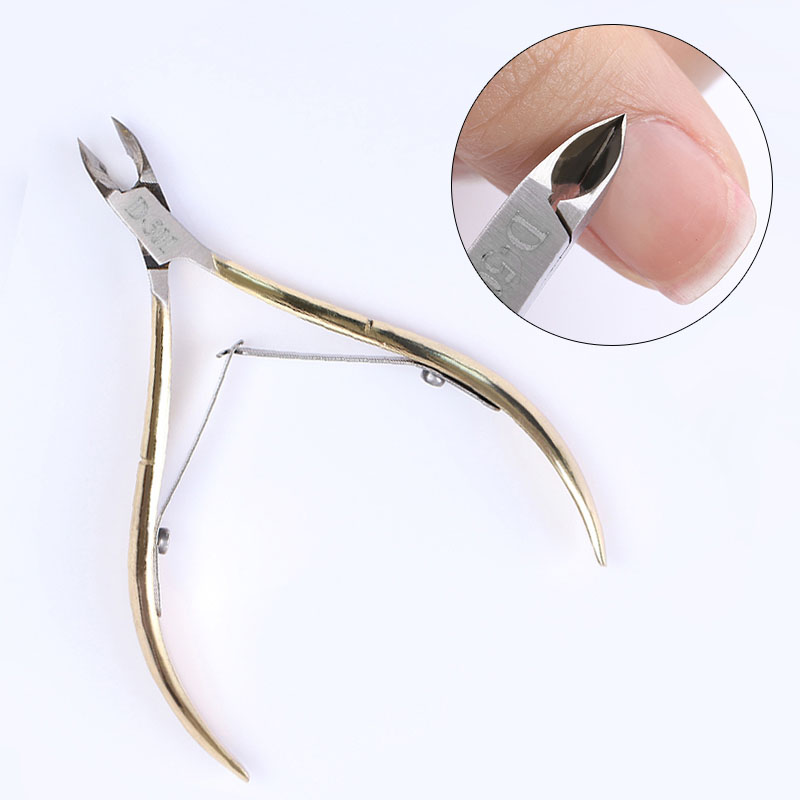 Tondeuse à ongles, éliminateur de cuticules et peau morte, outil de pédicure, acier inoxydable à Quartz