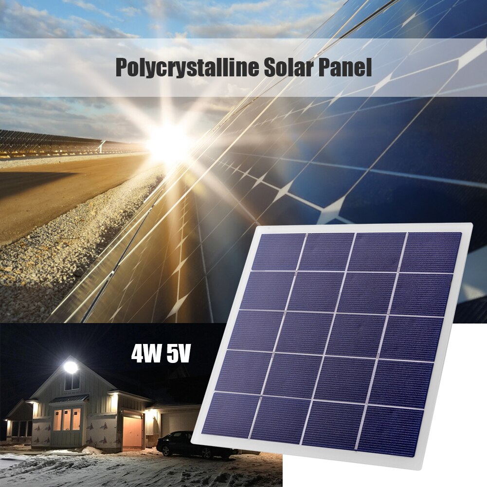 175x172mm 4W Solar Panel DIY Polycrystalline Silicon Solar Battery Charger for Solar garden lighting Small home lighting system