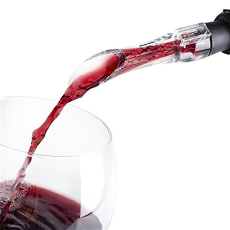 Aérateur et verseur de vin, verseur d'aération Premium, bouchon de carafe de vin rouge, bouchon de bec, distributeur de bouche de bouteille, bec de carafe