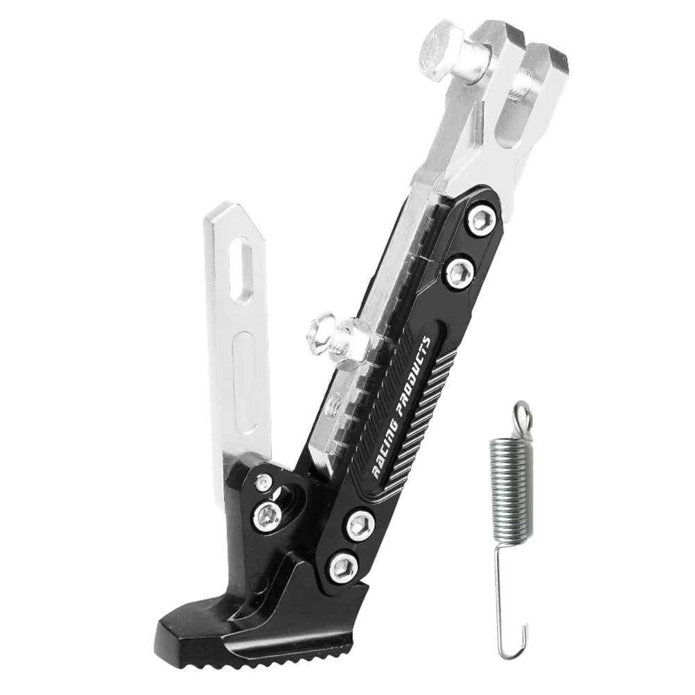 Cavalletto per moto Cavalletto per parcheggio Staffa per supporto laterale Supporto per stampella Dirt Bike Accessori per moto Universali: Argento
