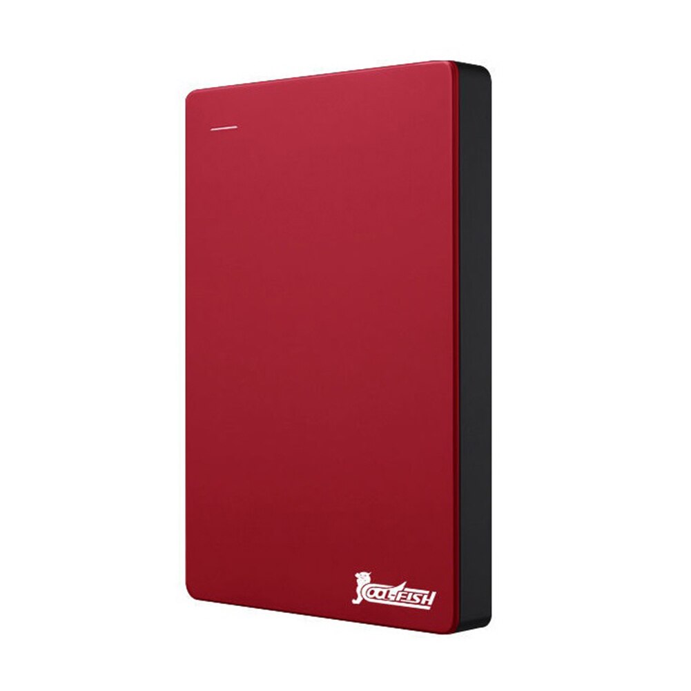 Portable HDD 2.5 1TB SSD Mobile Solid State Drive 1TB 2TB Storage Device Hard Drive for Windows10 / Windows8 / Windows7: 500GB / Red