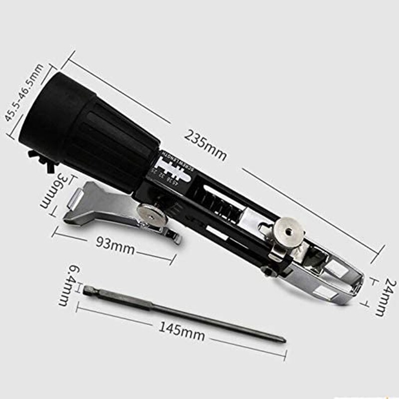 Gipsplaten Schroef, Elektrische Automatische Keten Nagel Machine, Met 50 Stuks Chain Nail, Schroevendraaier Bit