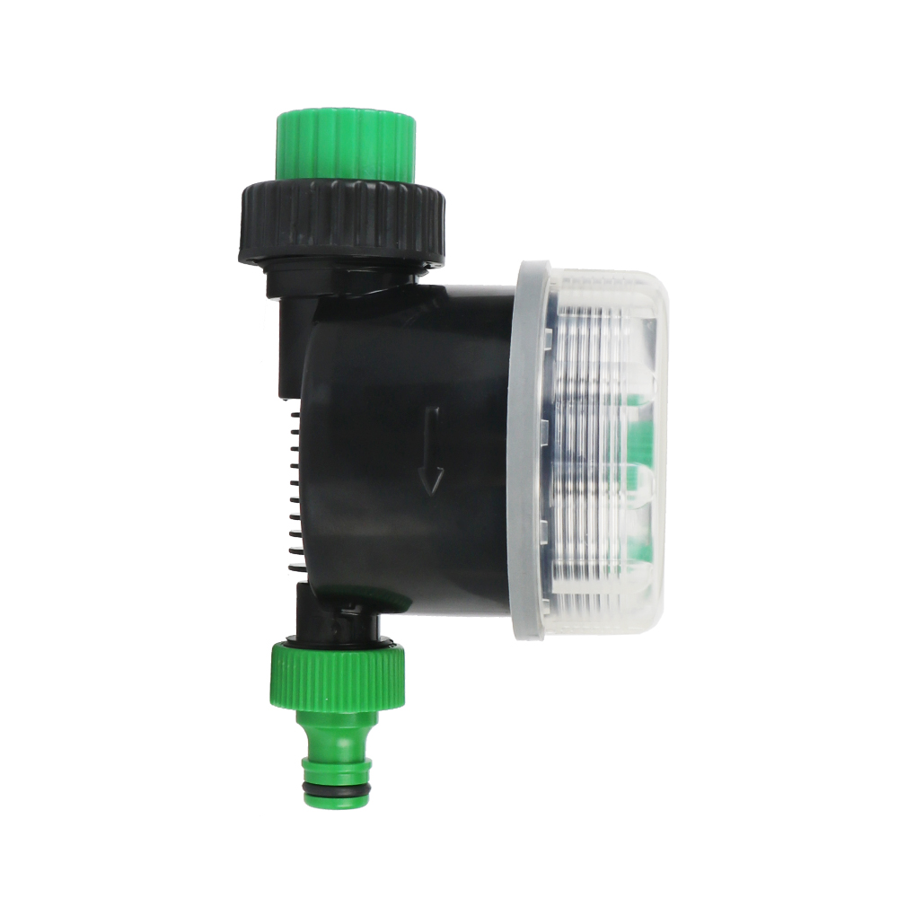 Two Dial Garden Automatic Irrigation Controller Electronic Water Timer Drip Irrigation System Battery Operated Ball Valve 21025