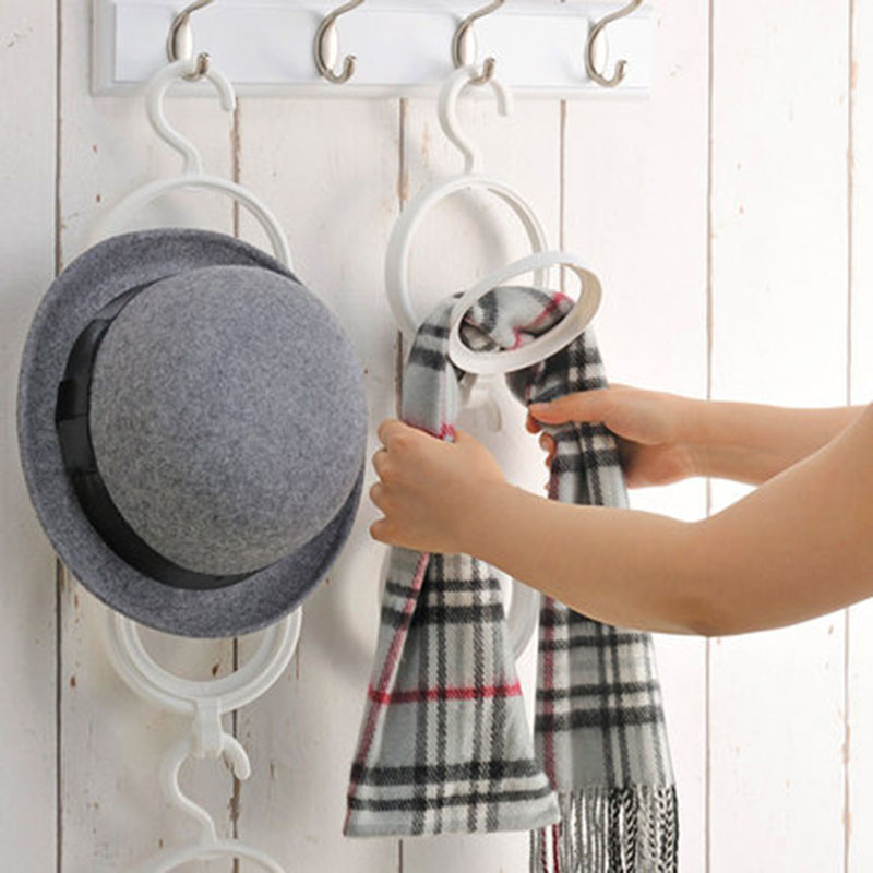Anti-deformation Hat Storage Rack Foldable Combinable Nesting Anti-squeeze Multifunctional Hooks For Hats Scarves Tie
