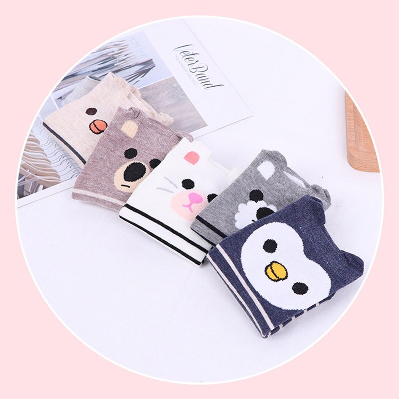 Cartoon Animal Print Baby Socks Cute Cotton Short Baby Girl Boy Socks Spring Autumn Soft Ankle Socks Baby Sokken