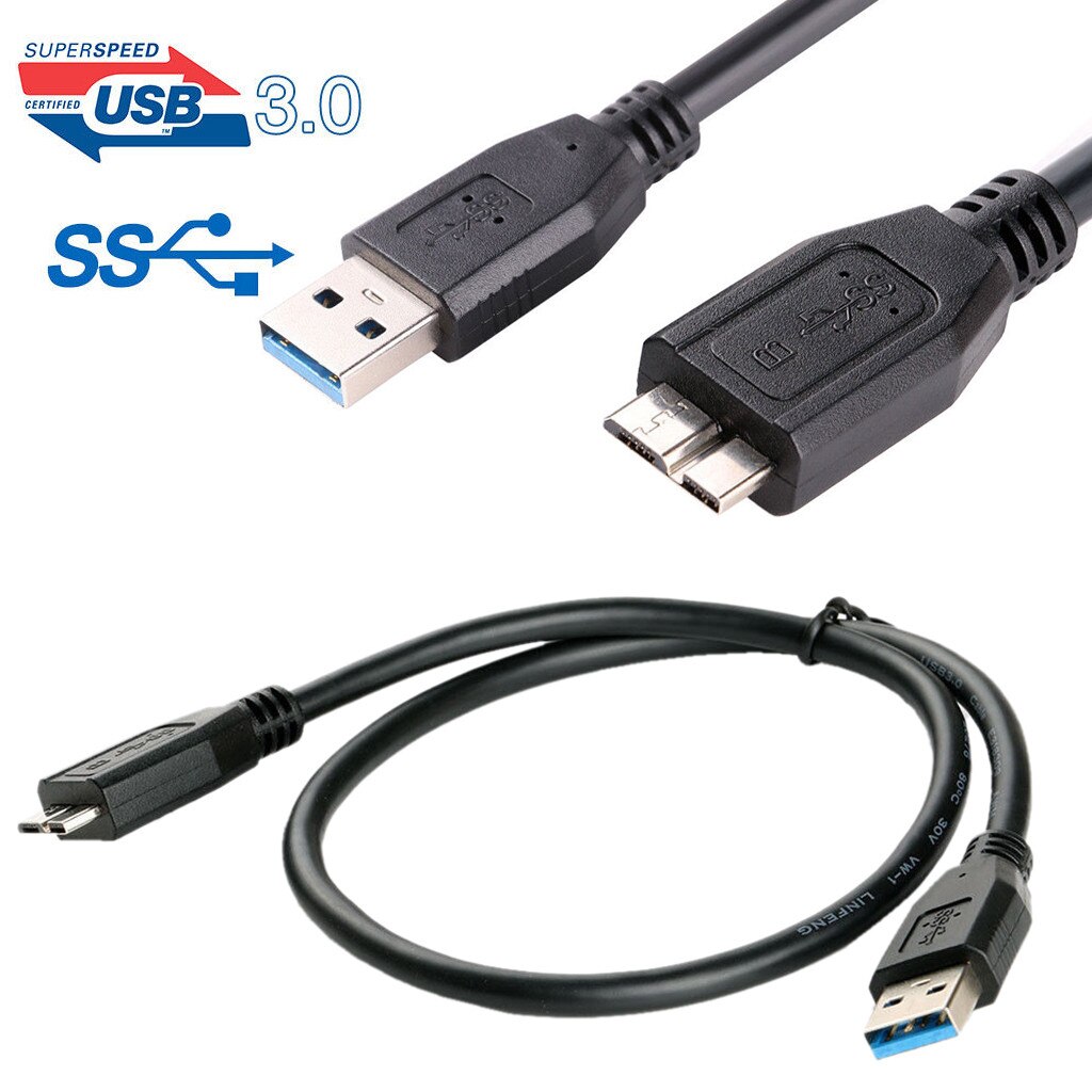 High Speed Micro USB 3.0 to USB 3.0 Cable For External Hard Drive Disk HDD USB 3.0 Cable Micro USB Converter Usb Кабель Удлините