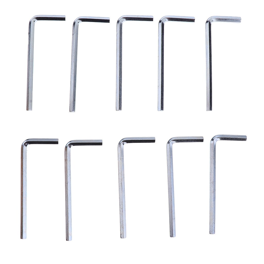 10 Pieces/Pack Functional 4mm Hexagonal Inline Roller Skate L Allen Wrench Hex Key Tool Skate Accessories Parts