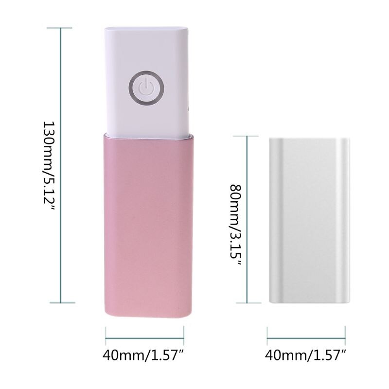 Draagbare, handzame led uv-ontsmettingslamp met intrekbare kiemdodende desinfectielamp voor thuis, kantoor, hotel en reizen