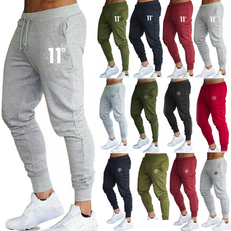 Pantalones de entrenamiento para hombre, chándal ajustado, pantalones de ejercicio informales para correr, pantalones de sudor