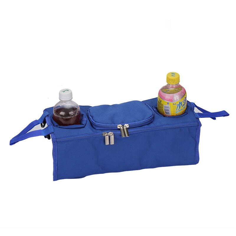 Cochecito de bebé organizador refrigerador y bolsas térmicas para mamá cochecito colgante cochecito carrito botella bolsos accesorios de cochecitos: Royal Blue