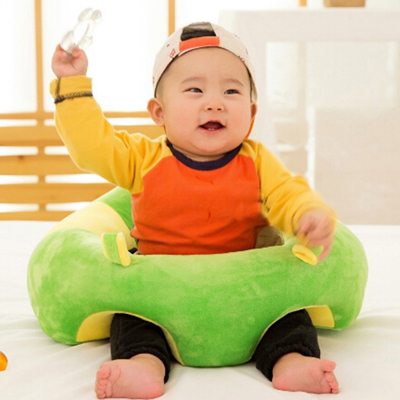 1 PC infantil Baby Sofa Baby sitz Sofa unterstützung Stoff ohne füllstoff pp baumwolle innen fütterung stuhl