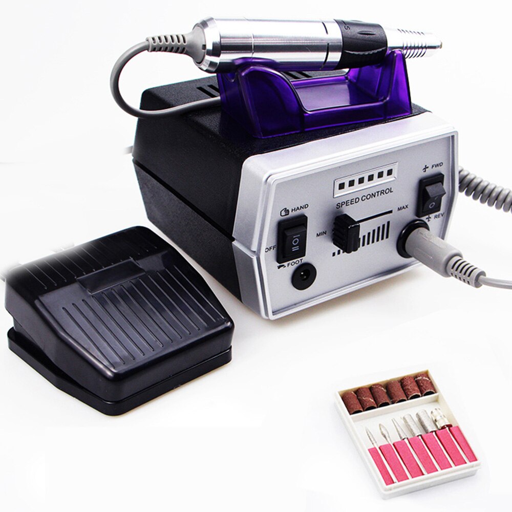 Elektrische Nail Boor Machine 35000Rpm Beroep Manicure Pedicure Machine Frees Accessoires Nagelvijl Manicure Tool Kit