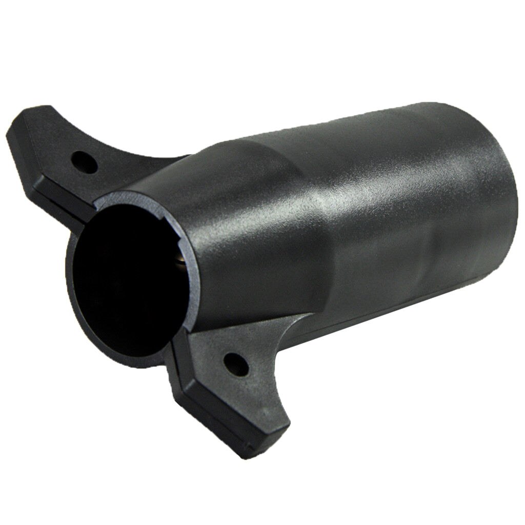 7 Pin Blade To 6 Pin Round Trailer RV Light Connector Adapter Plug Converter