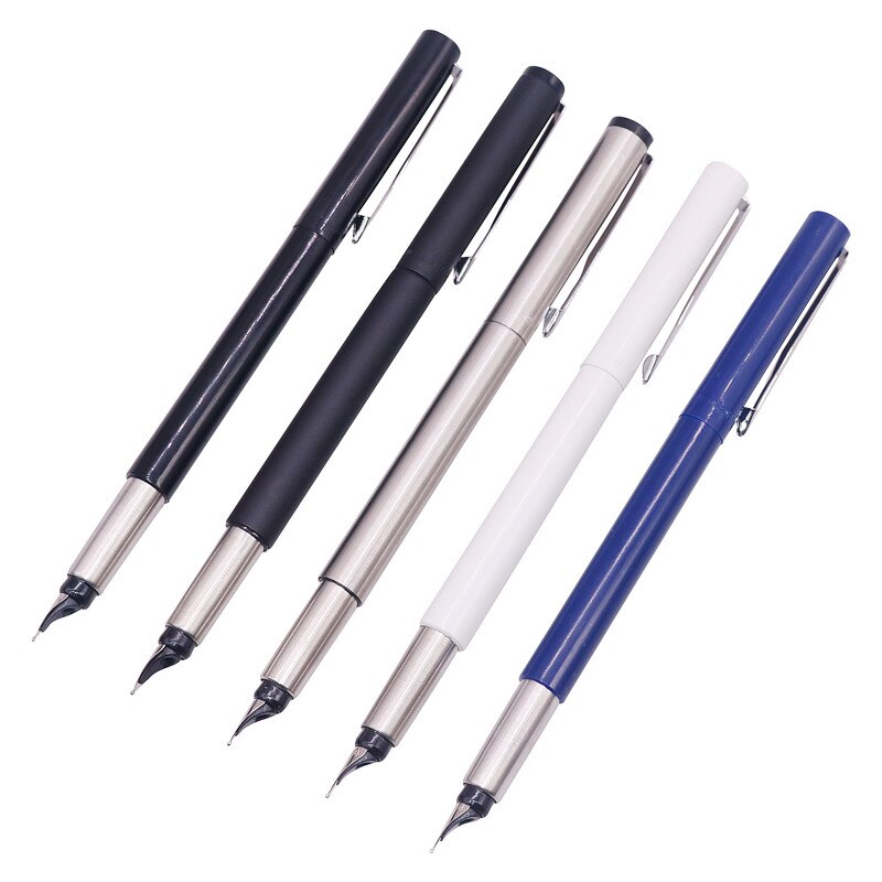 2 pcs 0.5 mm Fountain pen Promotions Birthday Student Stationery Office Writing pen Calligraphy practice brand pen