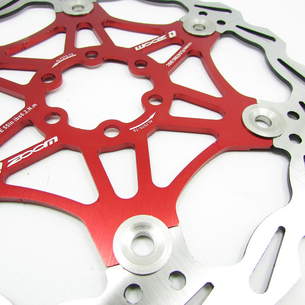 Zoom Bicycle Disc Brake MTB Brake Float Floating Disc Rotors 160mm 180mm 203mm Hydraulic Brake Pads Float Rotors Bicycle Parts