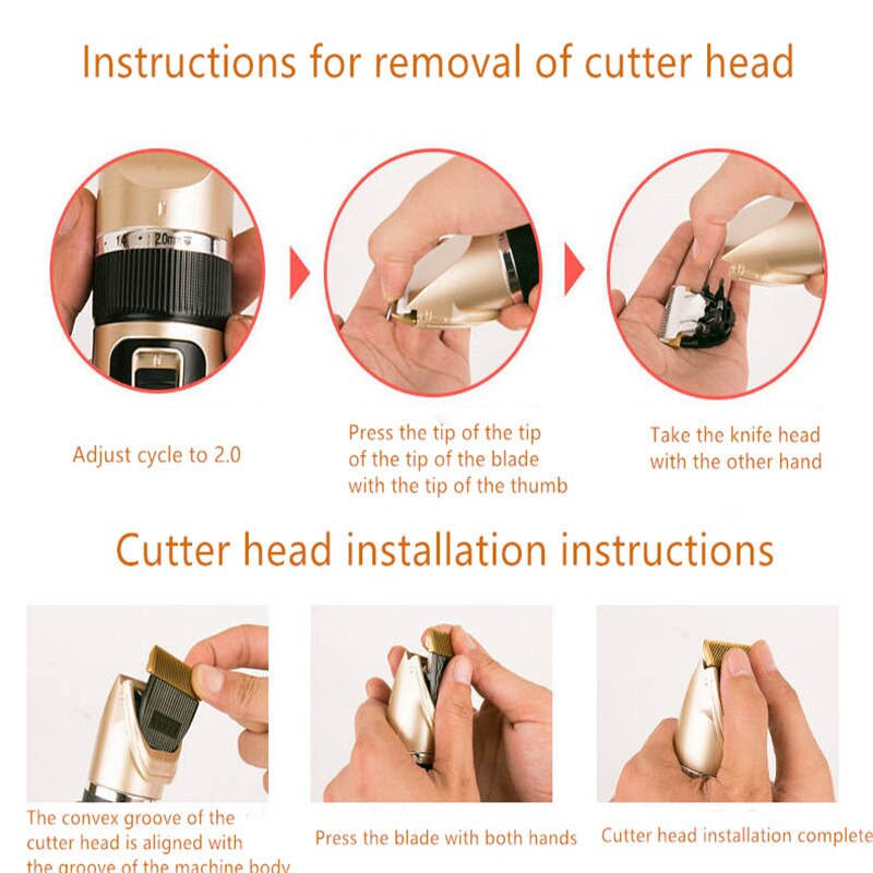 USB Rechargeable Pet Dog Hair Trimmer Animal Grooming Labrador Golden Retriever Dog Hair Trimmer Pet Nail Clipper Pet Grooming