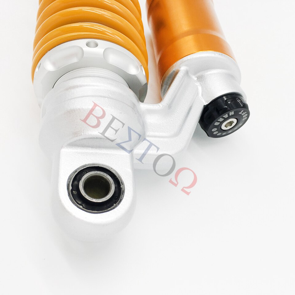 Universal 310mm 330mm 340mm 350mm Motorcycle Rear Shock Absorbers Modified Damping Adjustable Round Rebound Damping shock